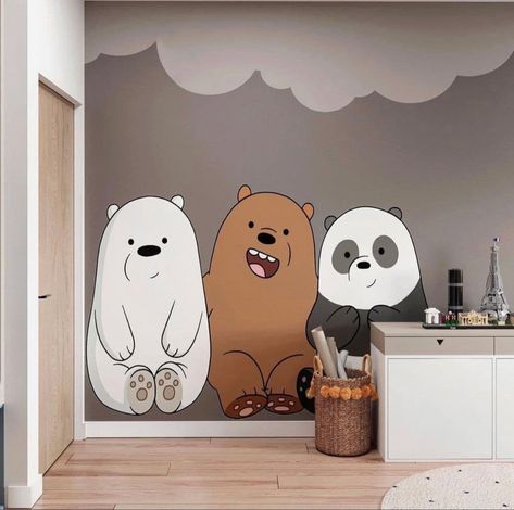 Bedroom Wall Painting Ideas Creativity, Wall Drawing Ideas, Simple Wall Paintings, Wall Drawings, Creative Wall Painting, Wall Art Diy Paint, Kids Room Paint, Diy Wall Painting, Room Wall Painting