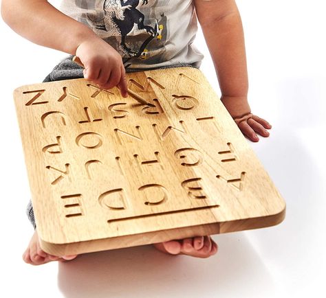 Multisensory Learning, Resilience In Children, Wood Alphabet, Tracing Board, Alphabet Board, Alphabet Signs, Print Letters, Finger Strength, Letter Tracing