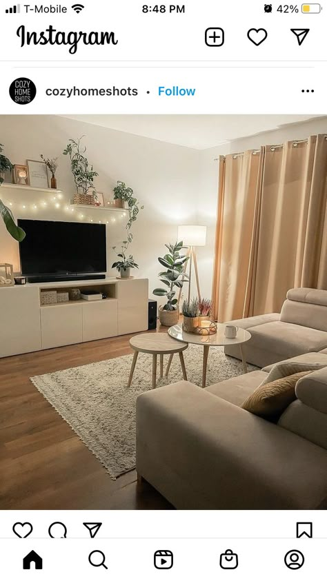 Apartment Living Room Design, Small Space Living Room, Deco Salon, Living Room Decor Cozy, Decor Home Living Room, Living Room Decor Apartment, House Interior Decor, First Apartment, Living Room Inspo