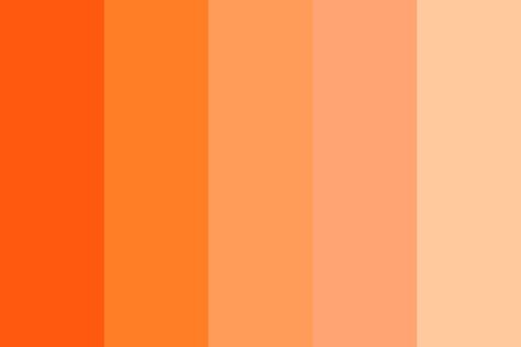 Orange Creamsicle Color Palette Orange Palette, Orange Color Schemes, Orange Color Palettes, Orange Creamsicle, Orange Paint, Orange Aesthetic, Color Codes, Color Palette Design, Aesthetic Colors