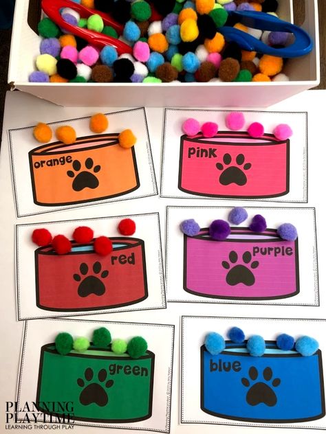 Pet Theme Fine Motor Activities, Dog Fine Motor Activities, Pet Activities For Preschool, Preschool Pets Unit, Preschool Pet Activities, Library Preschool, Preschool Pets, Prek Themes, Pet Activities