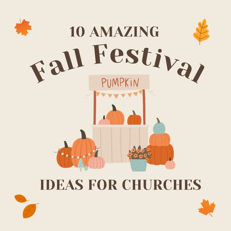 Discover 10 Amazing Fall Festival Ideas for Churches! From community bonfires to pumpkin decorating contests, these Fall festival activities are perfect for all ages! 🎃🍁 #FallFestival  #CommunityGathering Thanksgiving Event Ideas For School, Church Fall Festival Food Ideas, Fall Contest Ideas, Ward Party Ideas Lds Fall, Fall Festival Set Up Ideas, School Fall Festival Fundraiser Ideas, Fall Festival Tent Decorating Ideas, Fall Festival Decorations For Church, Diy Church Fall Festival Games