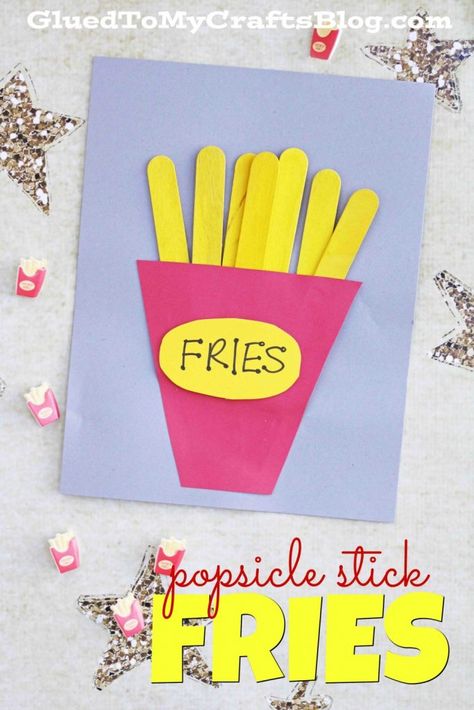 Crochet Easy Patterns, Letter F Craft, Popsicle Stick Crafts For Kids, Idea For Summer, Yellow Crafts, Popsicle Crafts, Easy Patterns, Alphabet Crafts, Stick Art