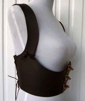 Underbust Harness In Leather · A Corseted Top · Sewing on Cut Out + Keep Underbust Harness, Top Sewing, Cut Out, Sewing, Lace, Leather, Clothes