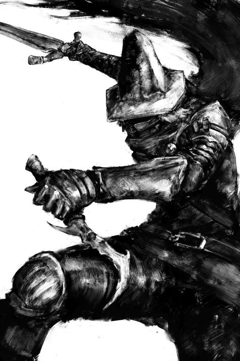 Abyss Watchers, Charcoal Ideas, Sif Dark Souls, Soul Saga, Drawing With Charcoal, Dark Souls Artwork, Souls Art, Bloodborne Art, Demon Souls