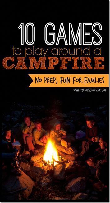 Campfire Fun, Campfire Games, Campfire Stories, Family Camping Trip, Luxury Camping, Open Fire, Camping Checklist, Camping Games, Camping Supplies