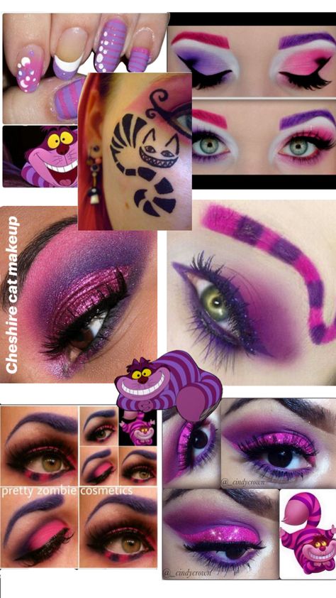 Cat Costume Makeup, Cheshire Cat Makeup, Cheshire Cat Halloween, Alice In Wonderland Makeup, Wonderland Makeup, Cheshire Cat Costume, Circus Makeup, Cat Halloween Makeup, Cat Makeup Halloween