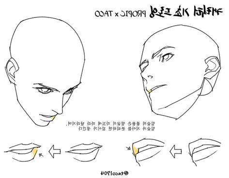 Lips Angles Reference, Mouth Different Angles, Nose At Different Angles, Mouth Talking Reference, Art Reference Mouth, Head Angles Drawing Reference, Mouth Art Reference, Drawing Mouth Reference, Lips From Different Angles