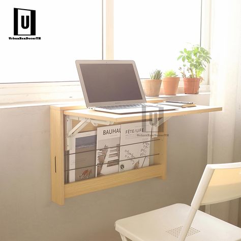 Wall Mounted Dining Table, Desk For Office, Wall Mounted Folding Table, Mounted Desk, Fold Down Desk, Wall Mounted Table, Foldable Desk, Desk Home Office, Folding Tables