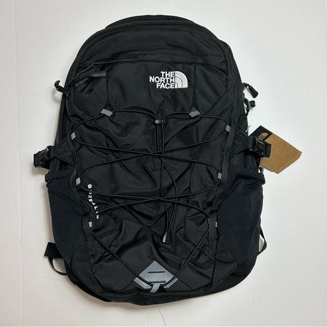 The North Face Unisex Borealis Backpack **Price Is Firm** No Offers, Ty! Listing Is For Backpack Only! Brand New With Tags! Lighten The Load With The Classic Borealis Backpack Details: - Tnf Black Color - Flexvent Injection-Molded Shoulder Straps With A Top Layer Of Atilon Foam For Added Support - Comfortable, Padded Airmesh Back Panel With Spine Channel And Pe Sheet For Extra Back Support - Adjustable Shoulder Straps Provide A Comfortable And Snug Fit - Removable Waist Belt - Large Main Compart North Face Backpack School Black, Backpack Aesthetic Men, North Face Bookbag, Backpack North Face, Northface Backpacks, Black North Face Backpack, North Face Borealis Backpack, The North Face Backpack, Borealis Backpack