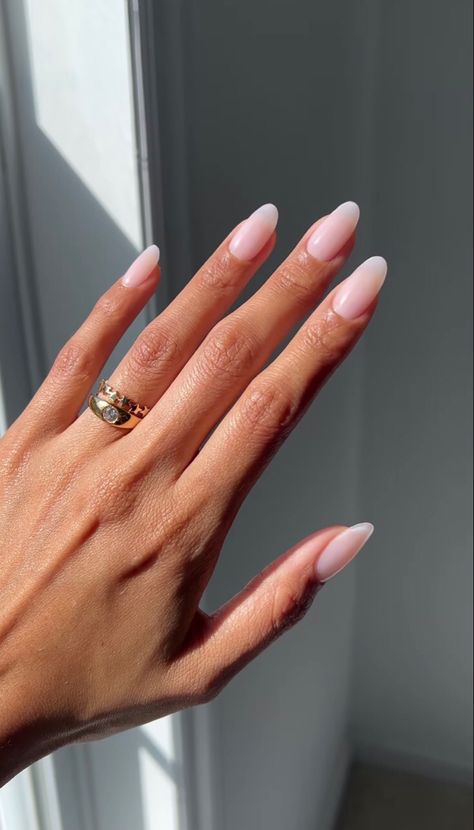 Bio Gel Nails, Do It Yourself Nails, Wedding Day Nails, Natural Gel Nails, Sheer Nails, Milky Nails, Nails 2024, Oval Nails, Neutral Nails