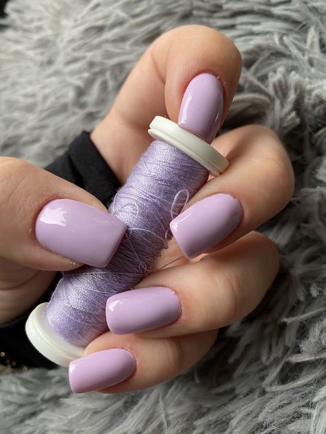 Spring Nails Solid, Opi Gel Nail Colors, Nails Lavender, Nails Solid Color, Nails Solid, Violet Nails, Opi Gel Nails, Cute Nail Colors, Lilac Nails