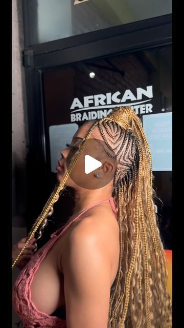 -Braids By ABC on Instagram: "New Style Alert : JUICY MOHAWK😍  Location: Georgia Ave Nw 📍 🚨 Walk in ONLY 🏃🏿‍♀️💨 Call Before Walk In☎️ No extra guest 🚫   Follow @Africanbraidingcenterr for more hair inspo🥰  🚨 Order your growth oil today  we will be shipping out Tuesdays 🚨  - OUR PRICE LIST IS POSTED ON OUR WEBSITE( link in bio)" Mohawk Braid Styles, Mohawk Braids, Ghana Braid Styles, Braided Mohawk Hairstyles, Boho Knotless, Mohawk Braid, Mohawk Hairstyles, Feed In Braid, Hair Tutorials For Medium Hair