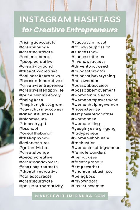 Hashtags within your Instagram captions can help you expand your reach and boost engagement on the platform. Here is a list of the best Instagram hashtags for creative entrepreneurs. Hashtags For Estheticians, Nails Hashtag For Instagram, Tiktok Hashtags For Likes, Realtor Hashtags, Aesthetic Hashtags For Instagram, Christian Hashtags, Hashtags For Instagram Pictures, Saturday Hashtags, Inspirational Hashtags