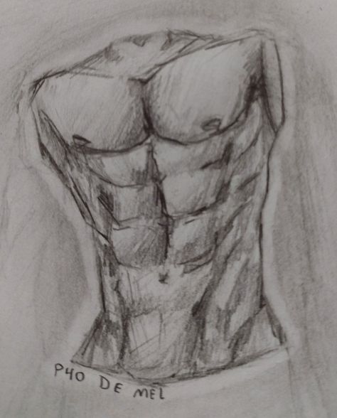 Drawing Men Body Muscle, Muscles Man Drawing, Guy With Abs Drawing, Man With Abs Drawing, Draw Abs Guys, How To Draw Naked Body Sketch Simple, Guy Abs Drawing, Drawing Muscles Men, Drawing Abs Guys