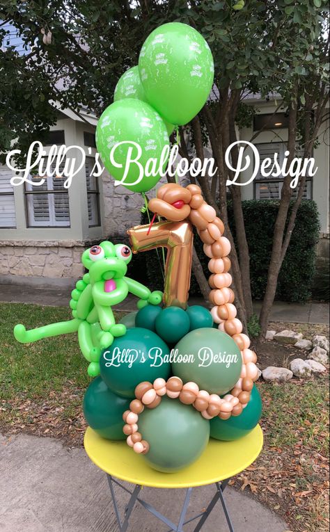 #thisisseven #snake #lizard #reptile #nature #lillysballoondesign #party #decor #surprise #happybirthday #turtle #balloons #family #food #memories #balloondecorations #pet #balloonscultpure #texasevents #sanantonio #exotic #giving #boa #love #SA Reptile Birthday Party, Reptile Party, Birthday Party Balloons, Family Food, Balloon Design, 9th Birthday, 8th Birthday, Party Balloons, Balloon Decorations