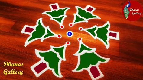 Christmas TREE Rangoli with dots | Simple XMAS kolam | Merry Christmas kolam | new year rangoli | easy muggu New Year Rangoli Easy, Christmas Kolam, New Year Rangoli, Rangoli Easy, Rangoli With Dots, Rangoli Designs, Merry Christmas, Dots, The Creator