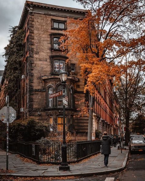 CORNERS OF NEW YORK 🏙 on Instagram: “Stuyvesant Street located in East Village⁠. Photo by @bartblanchnio⁠ ⁠ 〰️ Tag us or use #cornersofnewyork for a chance to get featured!⁠ .⁠…” Fall In New York, Living In Jamaica, Village Photo, New York Architecture, New York City Travel, Ny City, Nyc Trip, East Village, New York Travel