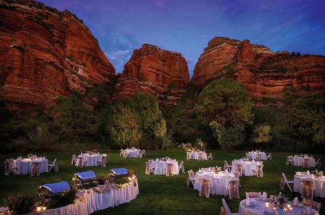 https://flic.kr/p/5FH5K6 | Enchantment Circle | One of the world's most spectacular settings for an event! Destination Wedding Usa, Sedona Resort, Arizona Wedding Venues, Sedona Wedding, Garden Wedding Venue, Weddings By Color, Inexpensive Wedding Venues, Outdoor Wedding Reception, Wedding Site