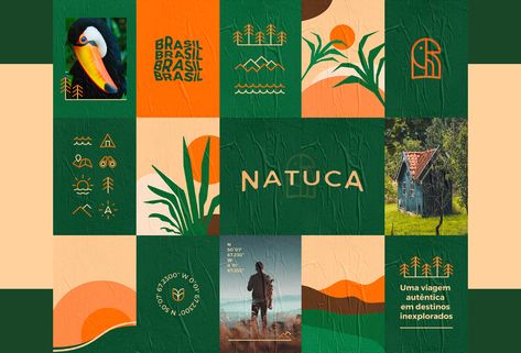 Tiny Houses On Wheels, Tropical Logo, Houses On Wheels, Green Branding, Visuell Identitet, Ecology Design, Identity Branding, Logo Project, Brand Guide