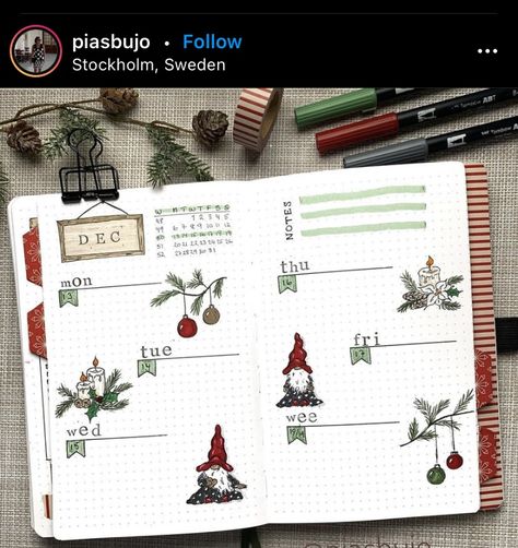 Bullet Journal Christmas, December Bullet Journal, Gift Tracker, Bullet Journal Ideas Templates, Bullet Planner, Scrapbook Art, Bullet Journal Notebook, Baby Journal, Bullet Journal Design Ideas