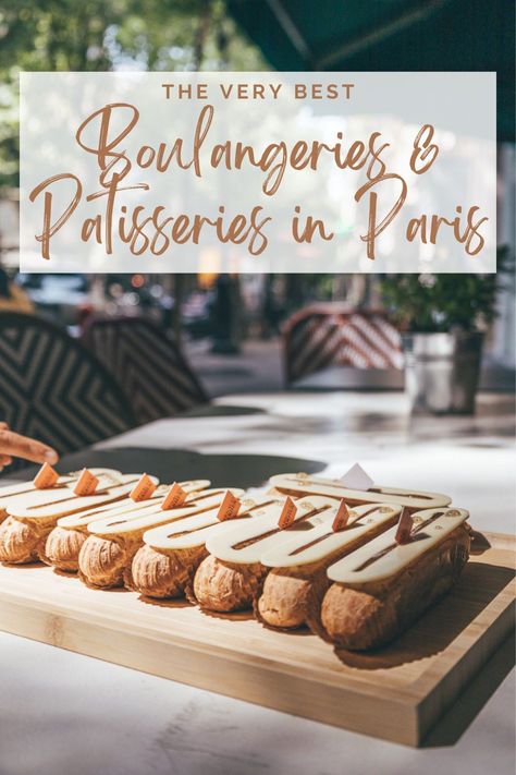 The very best boulangeries and patisseries in Paris! Paris Patisserie Aesthetic, French Baked Goods, Paris Bakeries, Paris Road, France Bucket List, Paris Patisserie, French Pastries Recipes, Paris Bakery, Visiting Paris