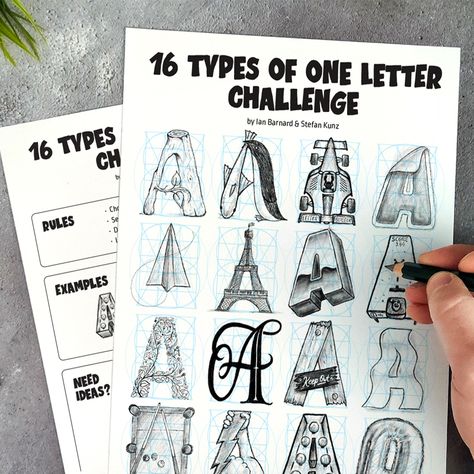 Letter Challenge, Sign Lettering Fonts, Bible Journaling Printables, Typography Drawing, Fonts Handwriting Alphabet, Bible Journaling Supplies, Instagram Font, Pretty Letters, Triangle Tattoos