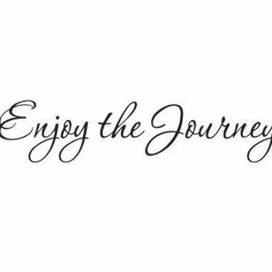 Winston Porter Enjoy the Journey inspirational Wall Decal Journey Quotes Short, Enjoy The Journey Tattoo, The Journey Tattoo, Journey Tattoo, Inspirational Wall Decals, Cover Quotes, Journey Quotes, Tshirt Business, Enjoy The Journey