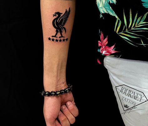 Liv Tattoos, Liverpool Tattoo Design, Ynwa Tattoo, Lfc Tattoo, Liverpool Fc Tattoo, Liverpool Tattoo, Praying Hands Tattoo, Traditional Tattoo Design, Family Tattoos