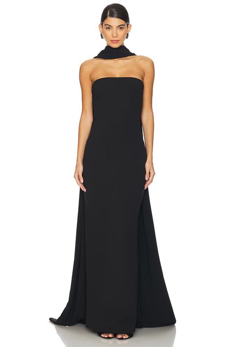 SOLACE London Ainhoa Maxi Dress in Black | REVOLVE Moh Hair, Mother Of The Bride Looks, Dresses Feminine, Black Tie Wedding Guest Dress, Sleek Jumpsuit, Unique Bridesmaid Dresses, Black Tie Wedding Guests, Unique Bridesmaid, Solace London