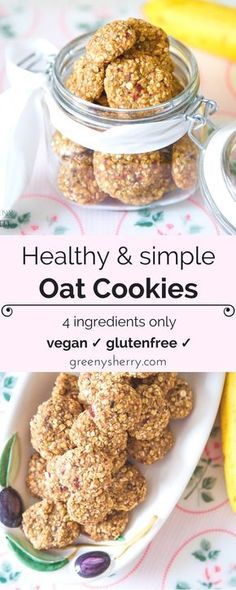 Vegan Oat Cookies, Healthy Oat Cookies, Tummy Tightening, Oat Cookie Recipe, Cookies Kids, Super Cookies, Prediabetic Diet, Vegan Cookies Recipes, Healthy Cookie Recipes