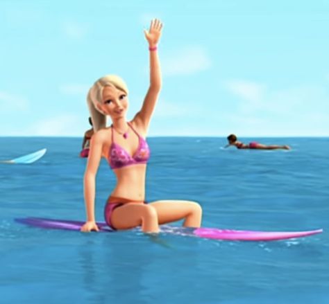 Aesthetic Pink Highlights, Barbie Old, Barbie In A Mermaid Tale, 2010 Barbie, Old Barbie, Blonde Mermaid, Beachy Girl, Beach Girl Aesthetic, H2o Mermaids