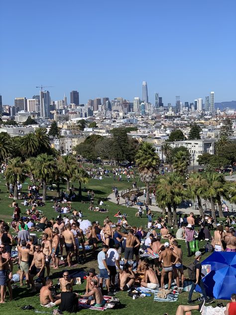 Gay Beach, Mission District, Best View, Park City, San Francisco Skyline, Nice View, Dolores Park, San Francisco, California