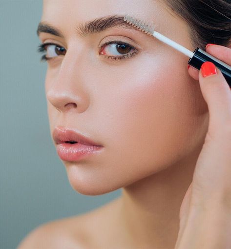 8 Ways to Use Your Clear Eyebrow Gel – 100% PURE How To Use Eyebrow Gel, Lipstick As Blush, Eyebrow Gel Clear, Clear Eyebrow Gel, Clear Mascara, Clear Brow Gel, Brow Styling, Makeup Before And After, Brow Pen