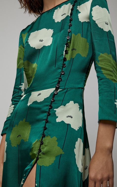 Carolina Herrera Fashion, Sewing Dress, Mode Casual, Moda Vintage, Midi Dress With Sleeves, Mode Vintage, Mode Inspiration, Carolina Herrera, Moda Operandi