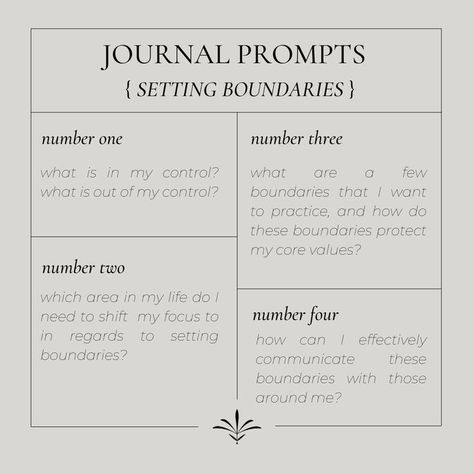 Boundaries Ideas, Boundaries Journal, Setting Boundaries Worksheet, Boundaries Worksheet, Value Yourself, Prompts Writing, Poetry Prompts, God's Healing, Daily Journal Prompts