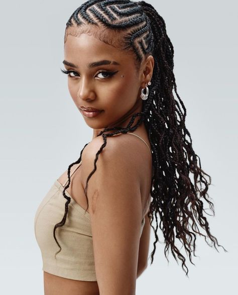 Braided Cornrow Hairstyles, Cute Box Braids Hairstyles, Girls Braids, Natural Hair Braids, Cornrows Braids, Cornrow Hairstyles, Foto Ideas Instagram, Box Braids Hairstyles, Braids For Black Hair