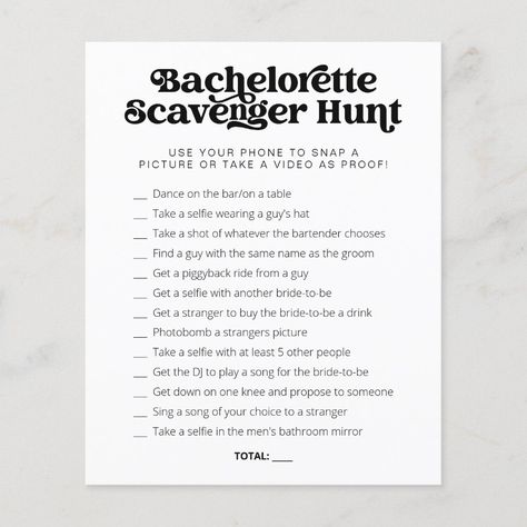 Scavenger Hunt Bachelorette Party, Bachelorette Party Scavenger Hunt, Bachelorette Card, Bachelorette Scavenger Hunt, Bachelorette Game, Charleston Bachelorette, Retro Bachelorette, Bachelorette Planning, Scavenger Hunt Games