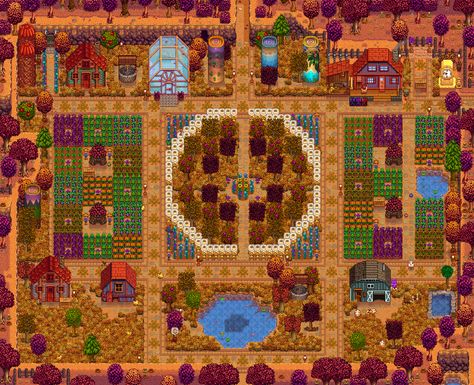 Stardew Valley Standard Farm Design, Stardew Valley Standard Farm Layout No Mods, Stardew Valley Farm Layout Standard Beginner, Stardew Valley Obelisk Layout, Stardew Valley Farm Layout Standard Aesthetic, Sdv Farm Layout Standard, Stardew Standard Farm Layout, Stardew Farm Layout Standard, Stardew Valley Honey Layout