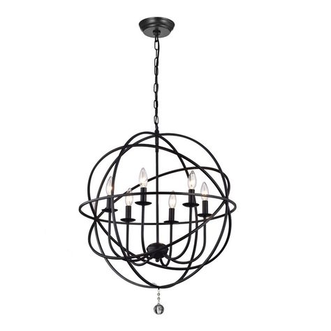 Eastbourne 6-Light Chandelier Contemporary Crystal Chandelier, Stylish Chandelier, Classic Chandeliers, Globe Light, Statement Chandeliers, Lantern Chandelier, Farmhouse Chandelier, 3 Light Chandelier, Candle Style Chandelier