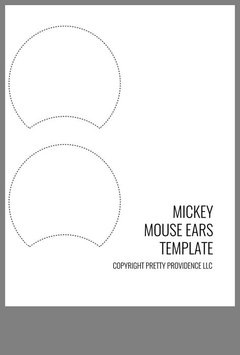 Mickey Ears Template Free Printable, Minnie Ears Template, Mickey Mouse Ears Template, Mickey Ears Diy, Disneyworld 2024, Diy Mickey Mouse Ears, Mini Mouse Ears, Disney Bands, Mickey Mouse Printables