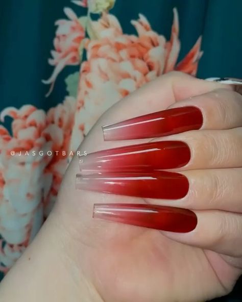 Alcohol Cleanse, 22 Nails, Nails Baddie, Monster Nails, Deep Red Nails, April Nails, October Nails, Nails 2022, Cleansing Pads