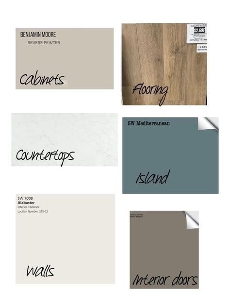 Behr Smokestack Color Palettes, Farmhouse Mood Board Color Palettes, White Oak Color Scheme, Paint And Wood Combinations, Minimalist Kitchen Color Scheme, House Mood Board Colour Palettes, Neutral Color Schemes For The Home, Neutral Color Palette For Home, Kitchen Mood Board Colour Palettes