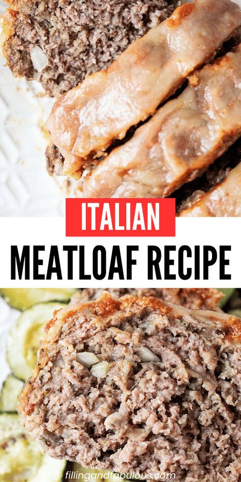 Italian style meatloaf is a quick meatloaf recipe packed with flavor, featuring Italian sausage and a thick mozzarella cheese topping. If you're looking for delicious fall dinner recipes, give this one a try! Easy Italian Meatloaf, Quick Meatloaf, Italian Style Meatloaf, Quick Meatloaf Recipes, Sausage Meatloaf, Italian Meatloaf Recipes, Meatloaf Topping, Italian Meatloaf, Fall Dinner Recipes