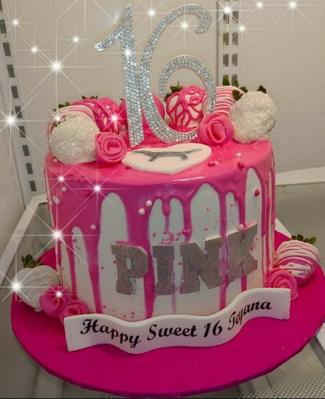 Pretty Sweet 16 Cakes, Girly Sweet 16 Themes, 16ty Birthday Cake, Girls 16th Birthday Cake, Sweet 16 Birthday Cake Ideas Simple, Cakes For Sweet 16 Birthday, Cute 16 Birthday Cakes, Sweet 16 Tattoo Ideas, 16th Birthday Cake Ideas Girl