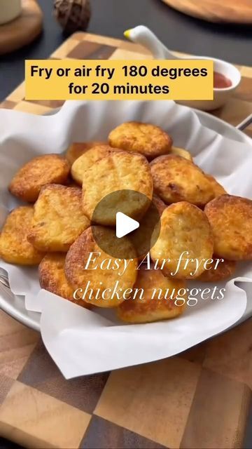 Dawn Dean on Instagram: "#chicken #ChickenNuggets #ChickenNuggetRecipe #AirFryerChickenNuggets #AirFryer #Potato #Potatoes #Recipe #Recipes #Dinner #DinnerIdeas #LunchIdeas #LunchIdeasForKidsDinnerIdeasForKids#HealthyRecipes #HealthyRecipe #CleanEating#CleanRecipes" Potato Nuggets Recipe, Chicken Nugget Recipes, Cooking Chicken, Potato Onion, Chicken Potatoes, Gluten Free Snacks, Free Snacks, Air Fryer Chicken, Potatoes Recipe