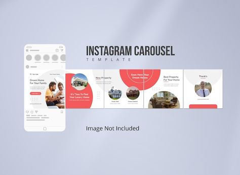 Real estate promotion instagram carousel... | Premium Vector #Freepik #vector #banner #business #computer #template Computer Template, Instagram Ads Design, Canva Hacks, Web Design Websites, Instagram Carousel, Media Branding, Vector Banner, Insta Ideas, Social Media Design Inspiration