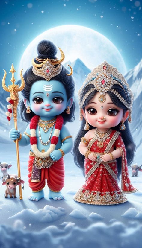 Shiv Parvati Cute Images, Cute Mahadev Pics, Cute Shiv Ji, Cute Mahadev, Cute Shiva, Happy Holi Video, Mere Mahadev, God Pics, Shiv Parvati