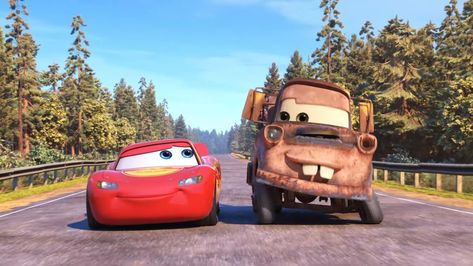 Mate Cars, Mcqueen Icon, Cars Disney Pixar, Flash Mcqueen, Disney Cars Wallpaper, Disney Cars Movie, Mater Cars, Cars On The Road, Pc Photo