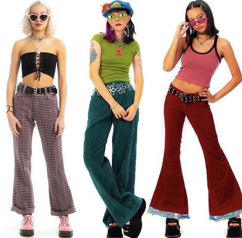 Y2k Millenium Fashion, 00s Womens Fashion, Funky 2000s Outfit, Texture Mixing Outfit, Early Fashion 2000s Outfits, Y2k Old Fashion, 90s Pants Outfits Women, Y2k Mean Girls Outfits, 2000s Girls Fashion